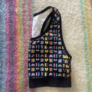 TomboyX Colorful Patterned Sports Bra